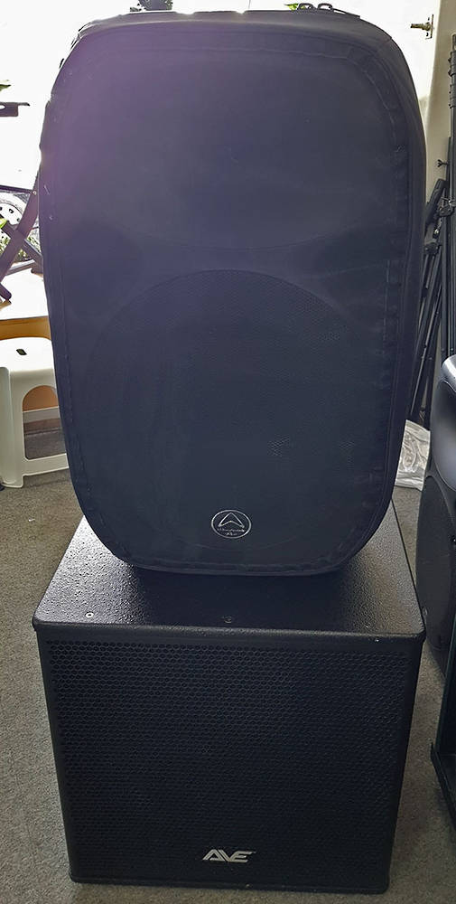 Party Stack Sound System (Two Speakers & Sub)